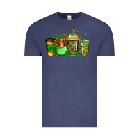 Vintage Denim longhaired cow st patricks coffee Vintage Tee - Jasminsmagicworld