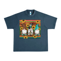 Midnight Navy western gnomes cactus sunflowers serape wooden leopard gemstone Urban Heavy Tee - Artiststas