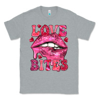Heather Grey love bites Classic Tee - NancyCooperArtShop
