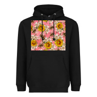 Black bees and flowers Heavyweight Hoodie - Artiststas