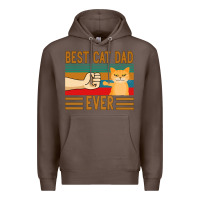 Coffee Best Cat Dad Ever Premium Hoodie - Bettercallsaul