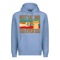 Colony Blue Best Cat Dad Ever Premium Hoodie - Bettercallsaul