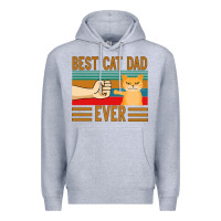 Heather Grey Best Cat Dad Ever Premium Hoodie - Bettercallsaul