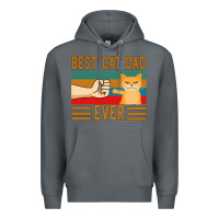Rock Best Cat Dad Ever Premium Hoodie - Bettercallsaul