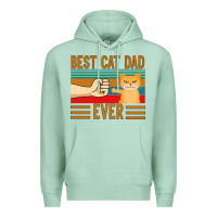 Seafoam Best Cat Dad Ever Premium Hoodie - Bettercallsaul