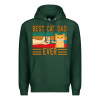Sports Green Best Cat Dad Ever Premium Hoodie - Bettercallsaul