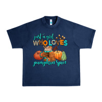 Navy just a girl who loves pumpkin spice Urban Heavy Tee - AdoDesignShop
