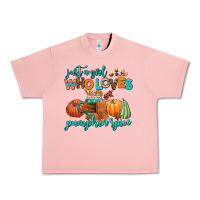 Salmon just a girl who loves pumpkin spice Urban Heavy Tee - AdoDesignShop