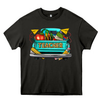 Asphalt teacher truck Heavy Core Tee - texasbilliewilder