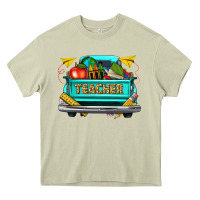 Mossy teacher truck Heavy Core Tee - texasbilliewilder