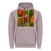 Christmas Gift Box Seamless Pattern Vintage Hoodie | Teevron