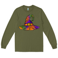 Spider Web Witch Hat Long Sleeve Tee | Teevron