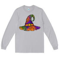 Moon Dust Spider Web Witch Hat Long Sleeve Tee - Jasminsmagicworld