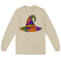 Mushroom Spider Web Witch Hat Long Sleeve Tee - Jasminsmagicworld
