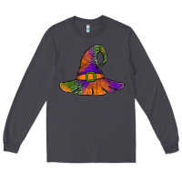 Smoke Spider Web Witch Hat Long Sleeve Tee - Jasminsmagicworld