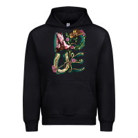 Black Love boots horseshoe Urban Hoodie - HowdyJamesFarm