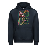 Navy Love boots horseshoe Urban Hoodie - HowdyJamesFarm