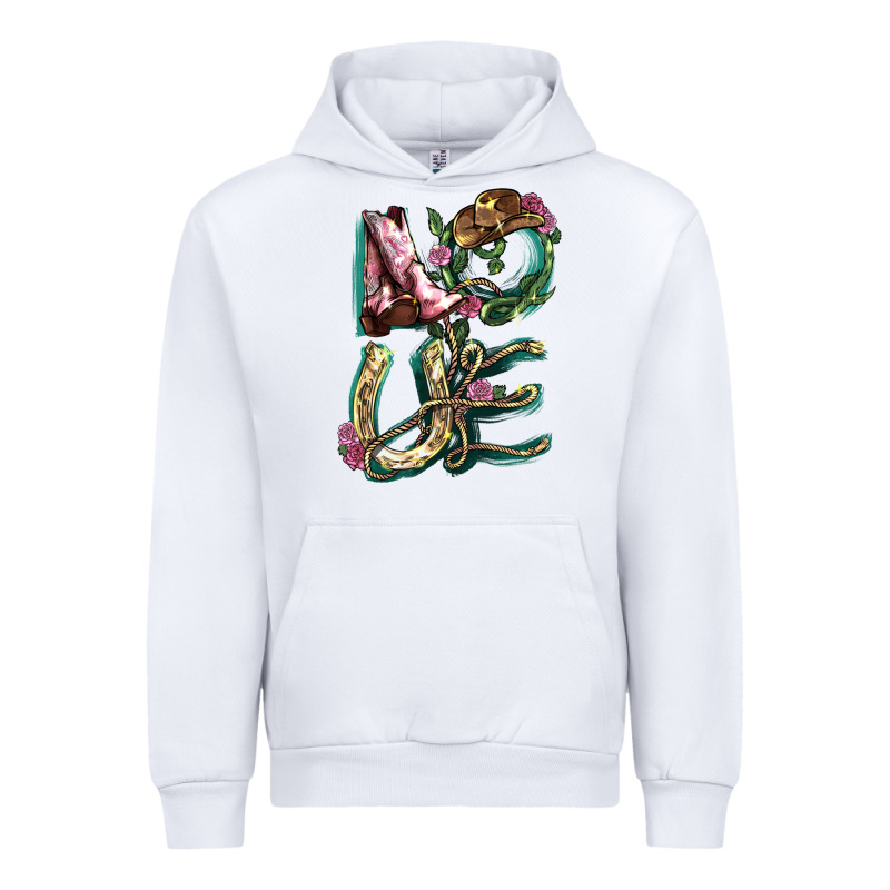 Love Boots Horseshoe Urban Hoodie by HowdyJamesFarm | Teevron