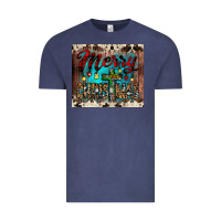 Vintage Denim merry christmas cross tumbler Vintage Tee - JahusDesignShop