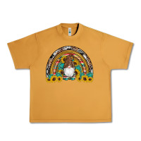 Peanut Butter western gnome gemstones sunflowers rainbow Urban Heavy Tee - Artiststas