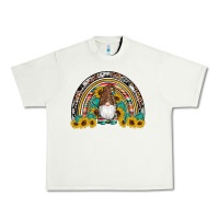Pistachio western gnome gemstones sunflowers rainbow Urban Heavy Tee - Artiststas