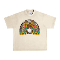 Sandshell western gnome gemstones sunflowers rainbow Urban Heavy Tee - Artiststas