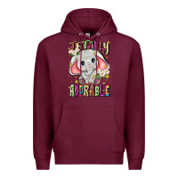 Burgundy totally adorable Premium Hoodie - JahusDesignShop