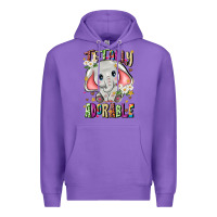 Purple totally adorable Premium Hoodie - JahusDesignShop