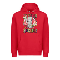 Red totally adorable Premium Hoodie - JahusDesignShop