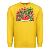 Lemon watermelon slice  rainbow Premium Sweatshirt - BarkalooDesign