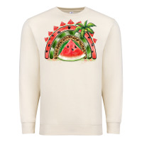 Sandshell watermelon slice  rainbow Premium Sweatshirt - BarkalooDesign