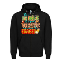Black the influence of a good teacher Zipper Hoodie - NancyCooperArtShop