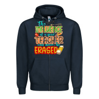 Navy the influence of a good teacher Zipper Hoodie - NancyCooperArtShop