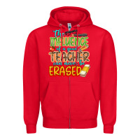 Red the influence of a good teacher Zipper Hoodie - NancyCooperArtShop