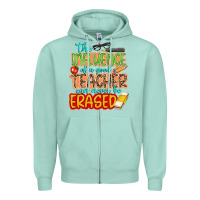 Seafoam the influence of a good teacher Zipper Hoodie - NancyCooperArtShop