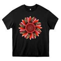 Black valentine's day sunflower Heavy Core Tee - RanaPortraitStore