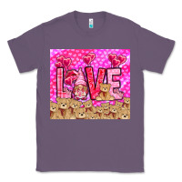 Lavender love gnome with bear Classic Tee - NancyCooperArtShop