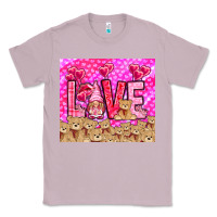 Lilac love gnome with bear Classic Tee - NancyCooperArtShop
