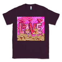 Plum love gnome with bear Classic Tee - NancyCooperArtShop