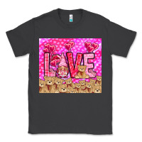 Smoke love gnome with bear Classic Tee - NancyCooperArtShop