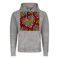 Cloud Rock christmas lights and leopard hearts seamless pattern Vintage Hoodie - BundleAndBundleShop