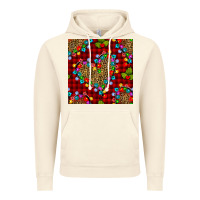 Vintage Artic christmas lights and leopard hearts seamless pattern Vintage Hoodie - BundleAndBundleShop