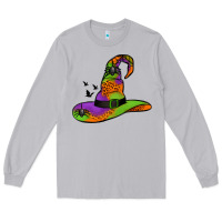 Moon Dust Witch Hat With Spiders Long Sleeve Tee - Jasminsmagicworld