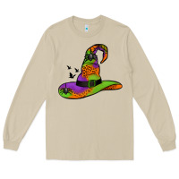 Mushroom Witch Hat With Spiders Long Sleeve Tee - Jasminsmagicworld