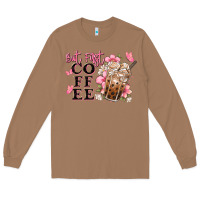 Toasted Coconut but first coffee floral Long Sleeve Tee - JahusDesignShop