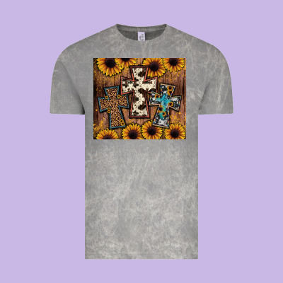 Cross Tumbler Vintage Tee Designed By Jahusdesignshop