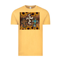 Vintage Mustard cross tumbler Vintage Tee - JahusDesignShop