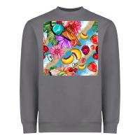 Storm flowers ice cream fruit Heavyweight Sweatshirt - BundleAndBundleShop