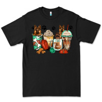 Black german shepherds coffee cups Premium Tee - Zillion Design Studio