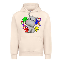 Sandshell autism hippopotamus Urban Hoodie - CowGirlArtShop